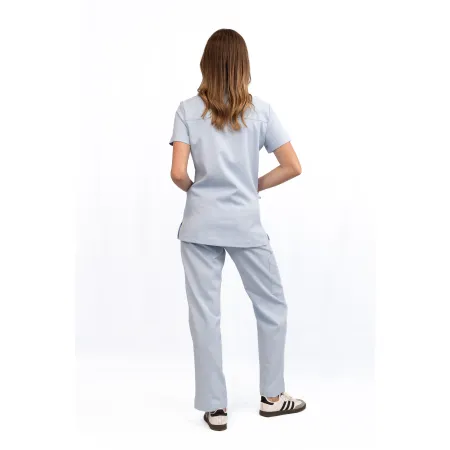 Spodnie medyczne SCRUBS MEDI TEDDY - COSTA BABY BLUE